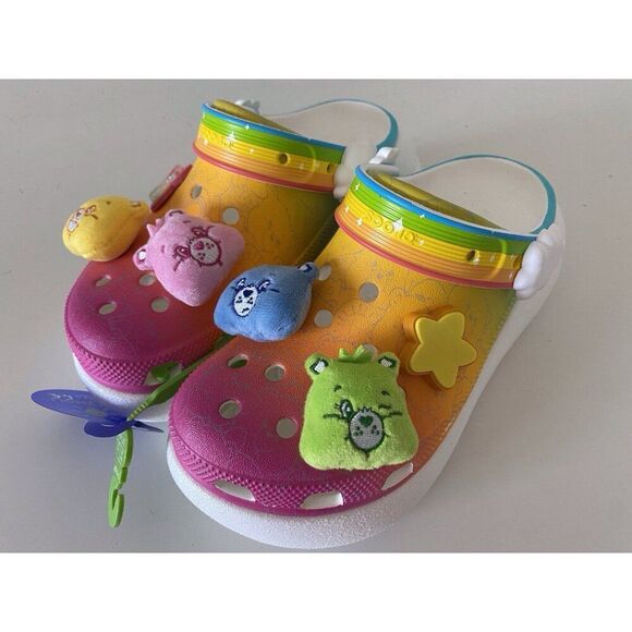 CROCS Care Bears Collaboration Crush Clog Light On 210103 Men’s 4 Women’s 6 NEW - Picture 7 of 15